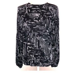 Black long sleeve blouse